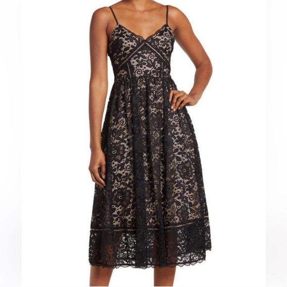 Nordstrom Dresses & Skirts - NWT NSR Black Lace Cocktail Dress Sz Large